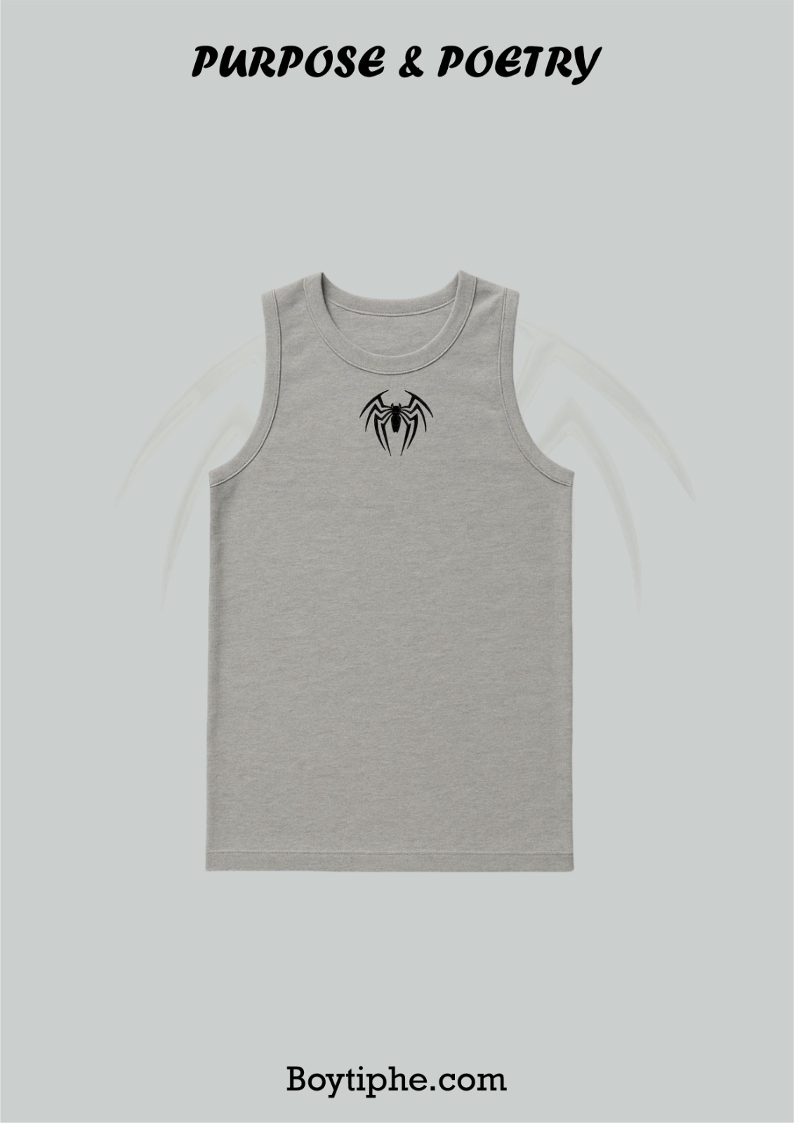 Purpose & Poetry Stone Gray